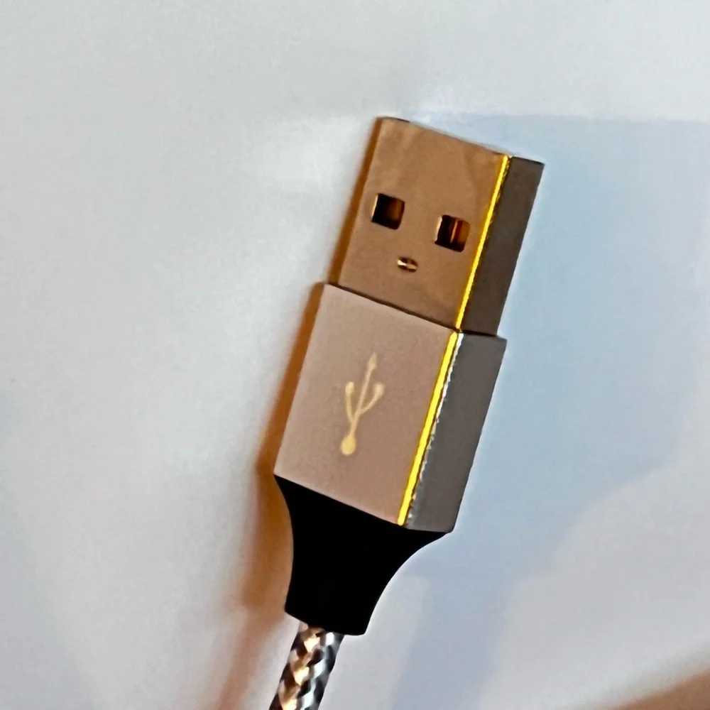 Braided USB-A to Lightning Charging Cable